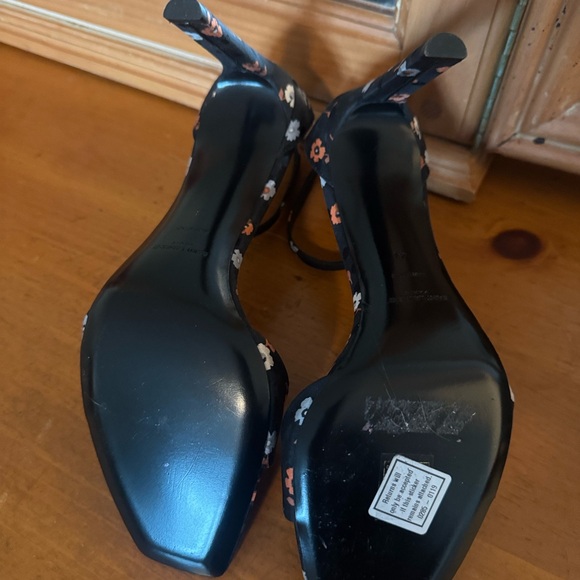 Saint Laurent Bea Ankle Strap Sandals In Nero Multicolor 41 - Picture 13 of 15